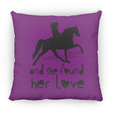 SHE FOUND HER LOVE (TWH pleasure)Bblack art ZP16 Medium Square Pillow