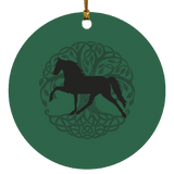 Tennessee Walking Horse PLEASURE TREE OF LIFE SUBORNC Circle Ornament