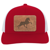 TENNESSEE WALKING HORSE PERFORMANCE LEATHER 104C Trucker Snap Back - Patch