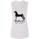 MORGAN STYLE 1 4HORSE B8803 Ladies' Flowy Muscle Tank