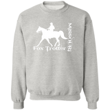 MISSOURI FOX TROTTER (white) 4HORSE Z65x Pullover Crewneck Sweatshirt 8 oz (Closeout)