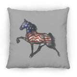 Tennessee Walking Horse Performance All American ZP18 Large Square Pillow