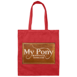 MY PONY NASHVILLE BRAND BE007 Canvas Tote Bag