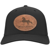 AMERICAN SADDLEBRED ON LEATHER CP80 Twill Cap - Patch