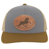 TENNESSEE WALKING HORSE PERFORMANCE LEATHER 104C Trucker Snap Back - Patch