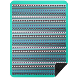 AZTEC 2 BSHL Premium Black Sherpa Blanket 60x80