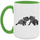 FRENCHIE PUPPY (6) AM15OZ 15oz. Accent Mug