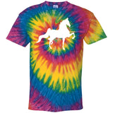 American Saddlebred (white) CD100 100% Cotton Tie Dye T-Shirt