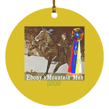 WGC EBONYS MOUNTAIN MAN SUBORNC Circle Ornament