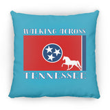 Walking Across Tennessee (Pleasure) ZP14 Small Square Pillow