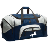 American Saddlebred (white) BG99 Colorblock Sport Duffel