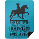 SHE LIVED HAPPILY EVER AFTER BLANKET TWH PLEASURE BSHL Premium Black Sherpa Blanket 60x80