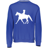 Missouri Fox Trotter LADY FINAL ART WHITE 998HBB Youth Dri-Power Fleece Crewneck Sweatshirt
