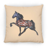 Tennessee Walking Horse Performance All American ZP16 Medium Square Pillow