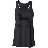 MORGAN STYLE 1 4HORSE B8800 Flowy Racerback Tank