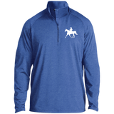 Missouri Fox Trotter WITH MALE RIDER WHITE ST850 1/2 Zip Raglan Performance Pullover