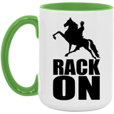 RACK ON Racking (black art) AM15OZ 15oz. Accent Mug