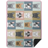 FRENCHIE BLANKET 2 BSHL Premium Black Sherpa Blanket 60x80