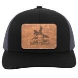TURNIN AND BURNIN ON LEATHER 104C Trucker Snap Back - Patch