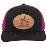 TURNIN AND BURNIN ON LEATHER 104C Trucker Snap Back - Patch
