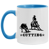 CUTTING STYLE 1 4HORSE AM11OZ 11 oz. Accent Mug