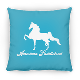 AMERICAN SADDLEBRED (DESIGN 1) WHITE 4HORSE PILLOWS THREE SIZES