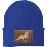 TENNESSEE WALKING HORSE PERFORMANCE LEATHER BURBURY CP90 Knit Cap - Patch