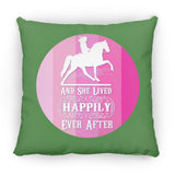 SHE LIVED HAPPILY TWH PLEASURE SHADES OF PINK ZP16 Medium Square Pillow