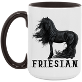 FRIESIAN STYLE 1 4HORSE AM15OZ 15oz. Accent Mug
