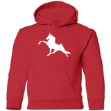 Tennessee Walking Horse Performance (WHITE) G185B Youth Pullover Hoodie