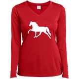 Tennessee Walking Horse (Pleasure) - Copy LST353LS Ladies’ Long Sleeve Performance V-Neck Tee