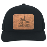 TURNIN AND BURNIN ON LEATHER 104C Trucker Snap Back - Patch