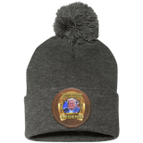 JACK HEFFINGTON (Legends Series) HAT SP15 Pom Pom Knit Cap - Patch