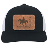 MISSOURI FOX TROTTER ON LEATHER 104C Trucker Snap Back - Patch