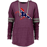 Rebel on the Rail Tennessee Walking Horse Performance 229390 Ladies Hooded Low Key Pullover