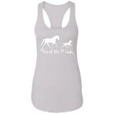 BORN TO WALK NL1533 Ladies Ideal Racerback Tank