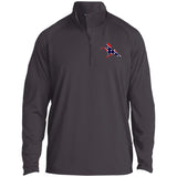 Rebel on the Rail Tennessee Walking Horse Performance ST850 1/2 Zip Raglan Performance Pullover
