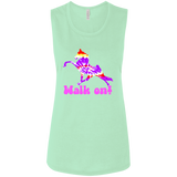 TIE DYE WALK ON B8803 Ladies' Flowy Muscle Tank