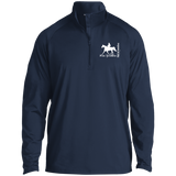 MISSOURI FOX TROTTER (white) 4HORSE ST850 1/2 Zip Raglan Performance Pullover