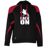RACK ON RACKING (WHITE ART) 229546 Athletic Colorblock Fleece Hoodie