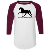 Tennessee Walker (black) 4HORSE 4420 Colorblock Raglan Jersey