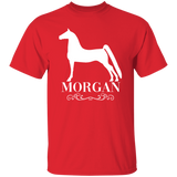 MORGAN STYLE 1 (WHITE) 4HORSE G500 5.3 oz. T-Shirt