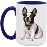 FRENCHIE PUPPY (5) AM15OZ 15oz. Accent Mug