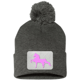 AMERICAN SADDLEBRED PINK SP15 Pom Pom Knit Cap - Patch