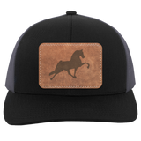 TENNESSEE WALKING HORSE PERFORMANCE LEATHER 104C Trucker Snap Back - Patch