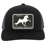 I SUPPORT THE TWH -RECTANGLE 104C Trucker Snap Back - Patch