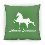 AMERICAN SADDLEBRED (DESIGN 1) WHITE 4HORSE PILLOWS THREE SIZES