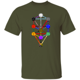 KABBAHLAH TREE OF LIFE 4HORSE G500 5.3 oz. T-Shirt
