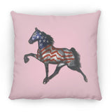 Tennessee Walking Horse Performance All American ZP18 Large Square Pillow