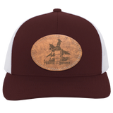 TURNIN AND BURNIN ON LEATHER 104C Trucker Snap Back - Patch